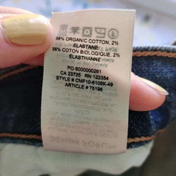 Aritzia Denim Forum Arlo High Rise Straight Jeans short - Picture 14 of 15